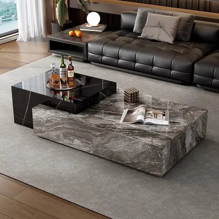 Design nordique Table basse ornements plancher Magazine Unique