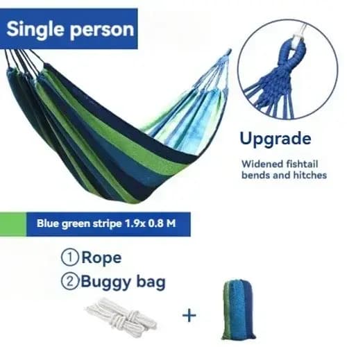 Hamac en toile de qualité supérieure pour Camping