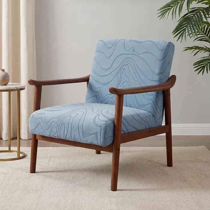Housses de chaise individuelles en tissu jacquard élastiques tout compris