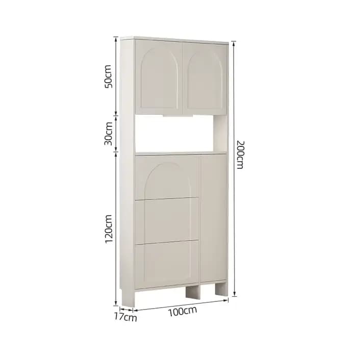 Meuble à chaussures de luxe compact avec couvercles, organisateur de chaussures économique avec sépa