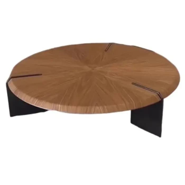 Table basse transparente à couverture rigide