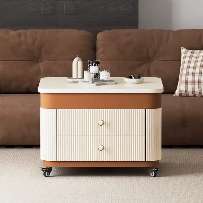 Style Table basse Unique Design italien Tables basses modernes élégantes rangement De luxe Mesa De Centro Sala meubles De salon