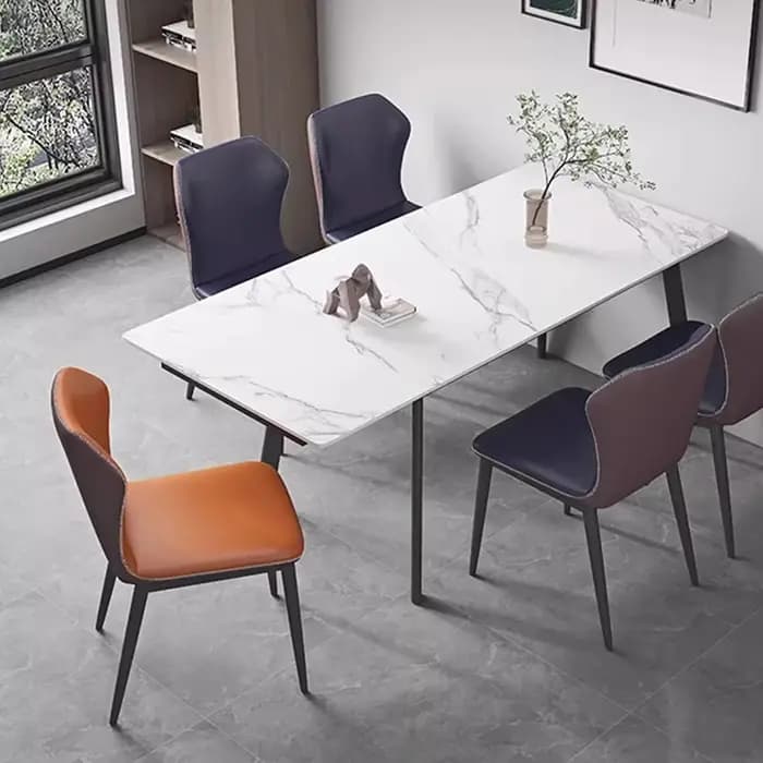 Tables à manger italiennes extensibles longues pour 4 à 12 personnes