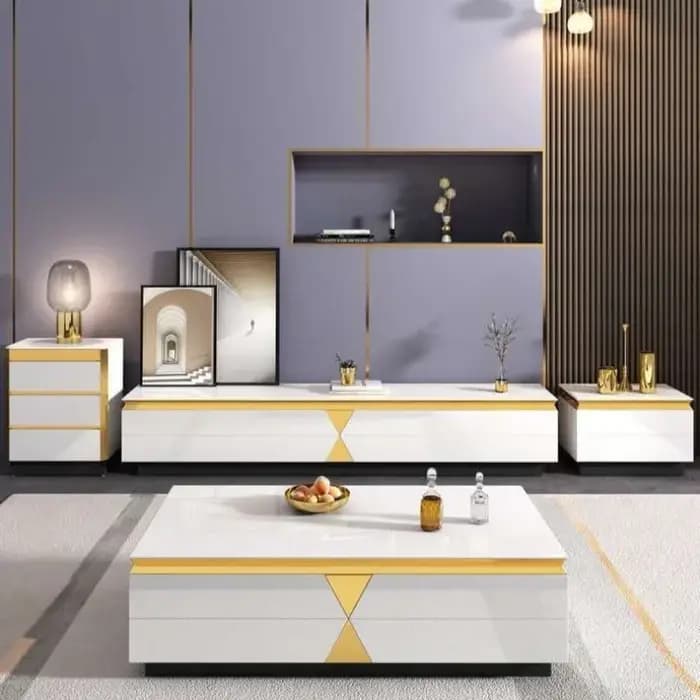 Rangement moderne meuble Tv organisateur ornement Design de luxe
