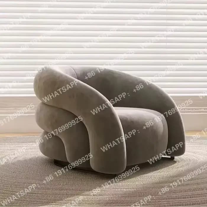 Fauteuil à bascule moderne et léger pour salon, balcon, chaise de loisirs, meuble de maison