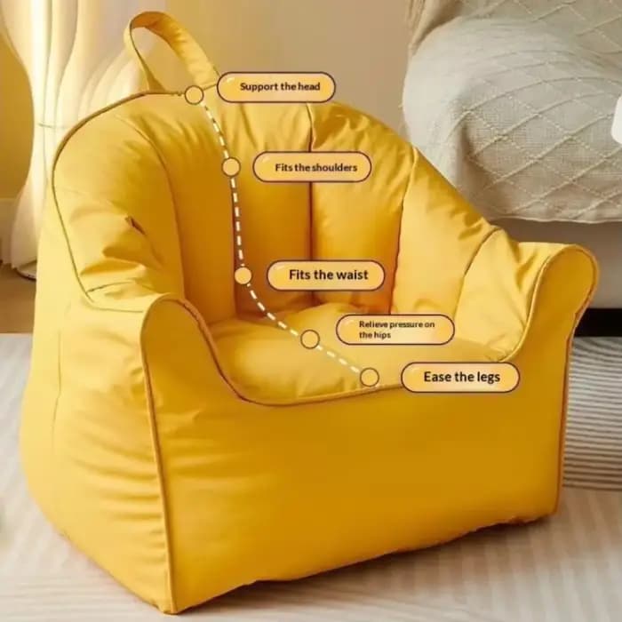 Meubles de maison, canapé pouf imperméable, siège simple, pouf doux, canapé paresseux, design créatif, canapé portable pour enfants, chambre à coucher