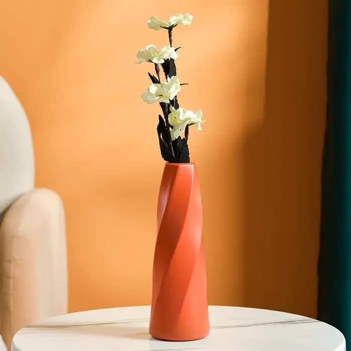 Vase en céramique de simulation en plastique nordique