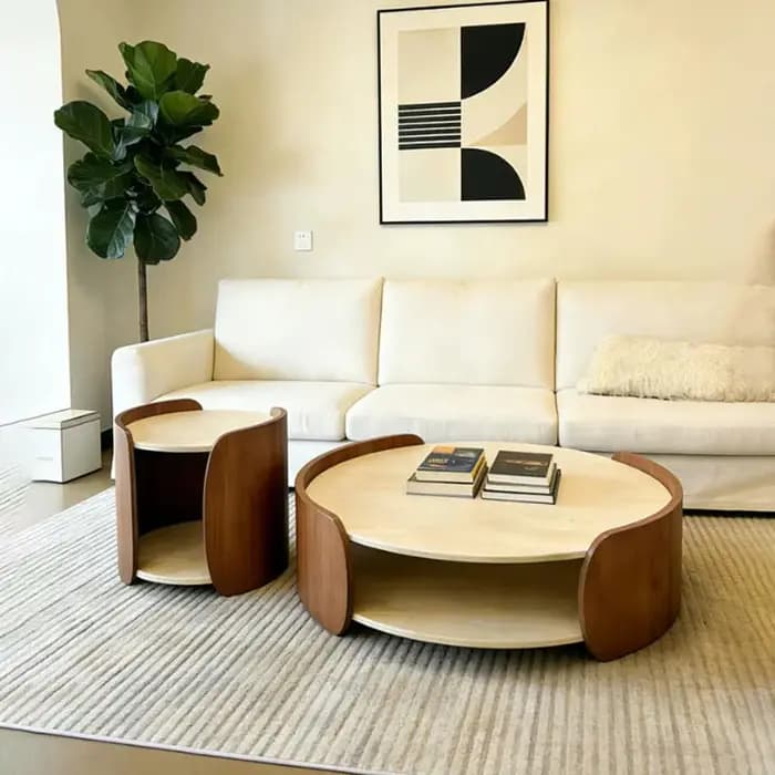 Tables basses tendance européennes, table basse de luxe italienne moderne, table basse vintage nordique, meubles de salon