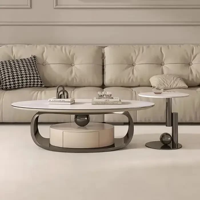 Table Basse ronde design décorations tendance