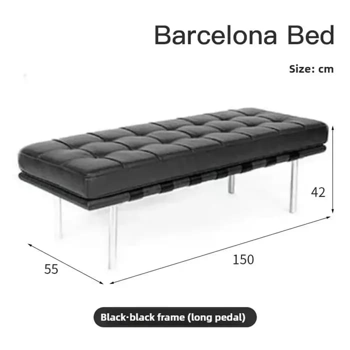 Canapé-lit de Barcelone pour petit appartement, fauteuil inclinable, simple, moderne, loisirs, burea