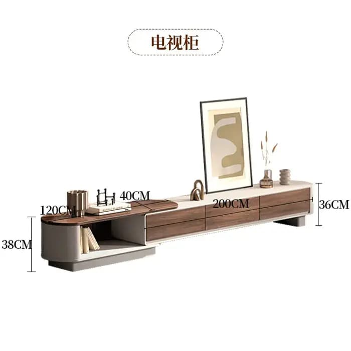 Meuble TV vintage en bois