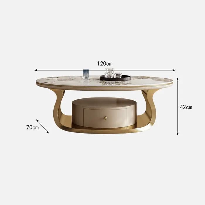 Table basse de luxe moderne de qualité supérieure