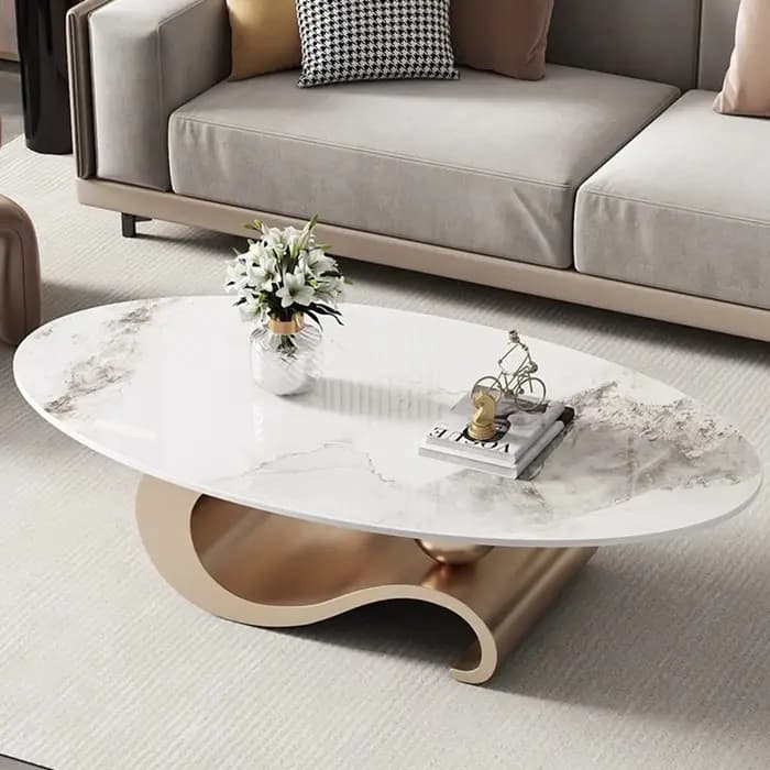 Table basse mignonne et bon marché, design italien Unique, décoration moderne, Table d'appoint perme