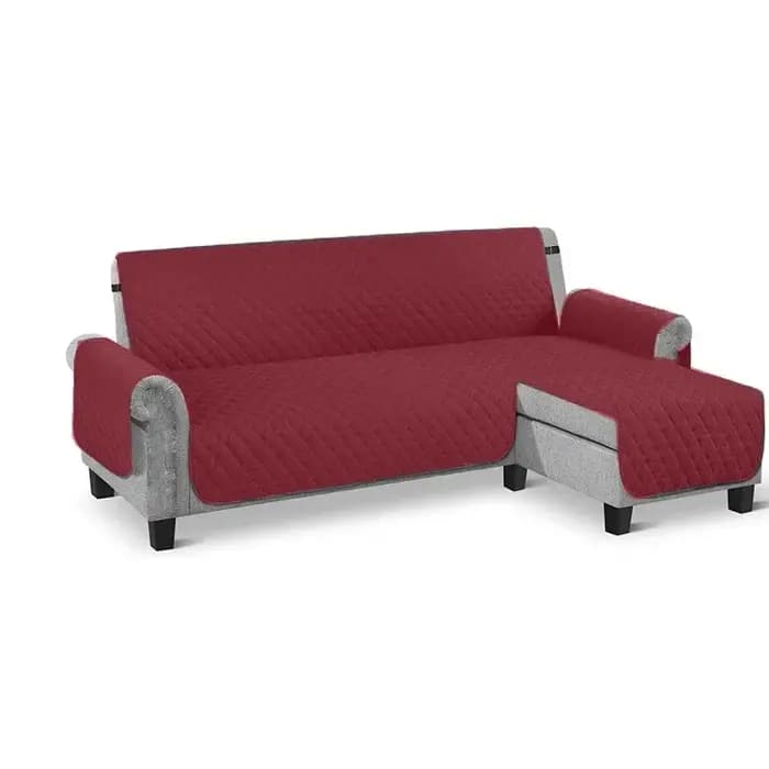 Housse de protection monobloc en forme de L pour canapé inclinable