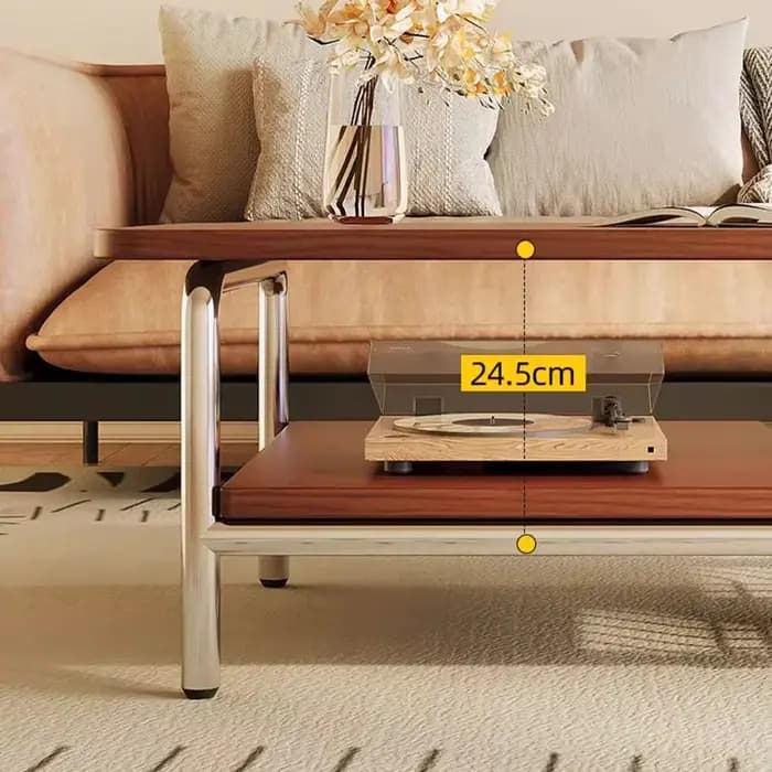 Table basse rectangulaire multifonction de luxe