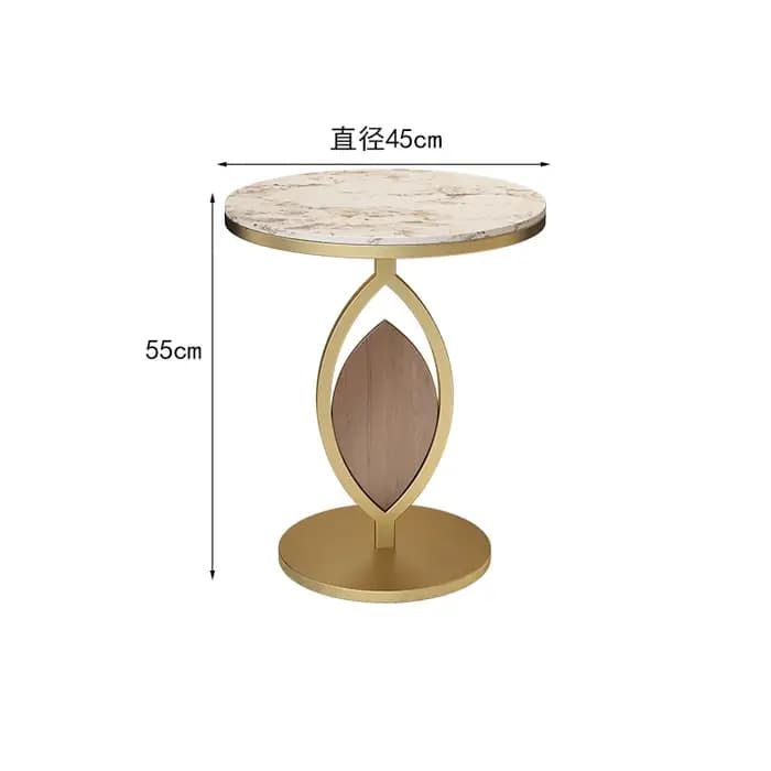 Table d'appoint ronde créative