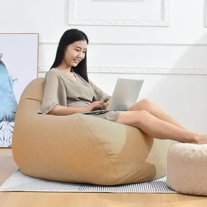 Housse de siège confortable pouf chaise