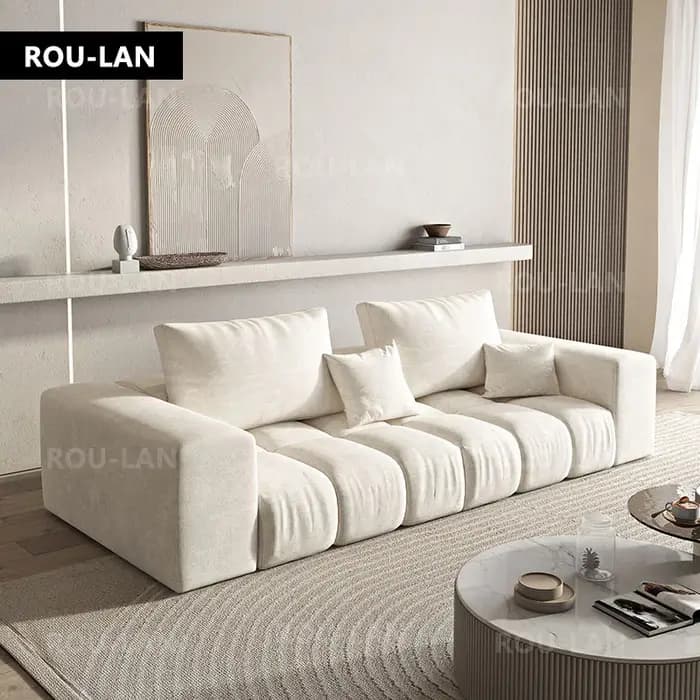 Canapé en tissu minimaliste italien