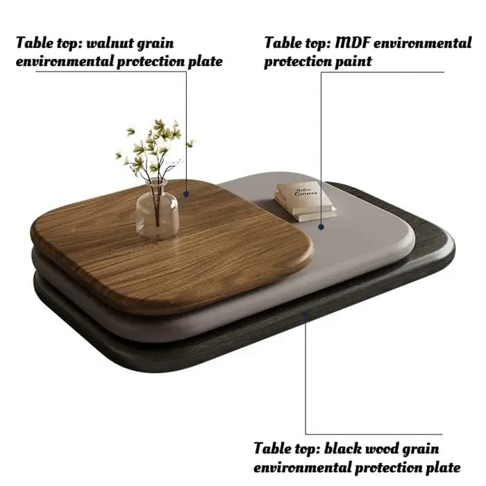 Table basse rotative moderne pour appartement