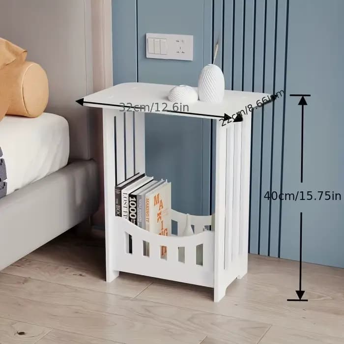 Table d'appoint de rangement nordique moderne