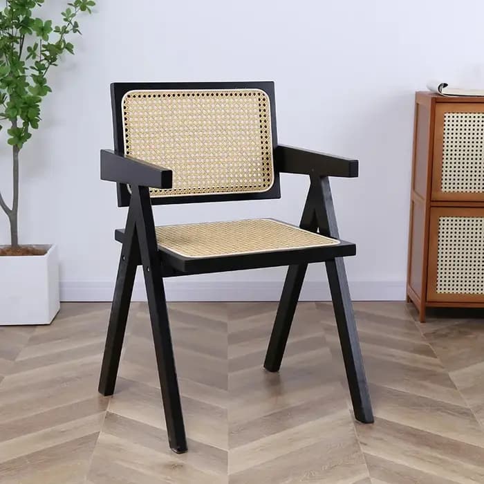Fauteuil moderne scandinave Style Wabi Sabi