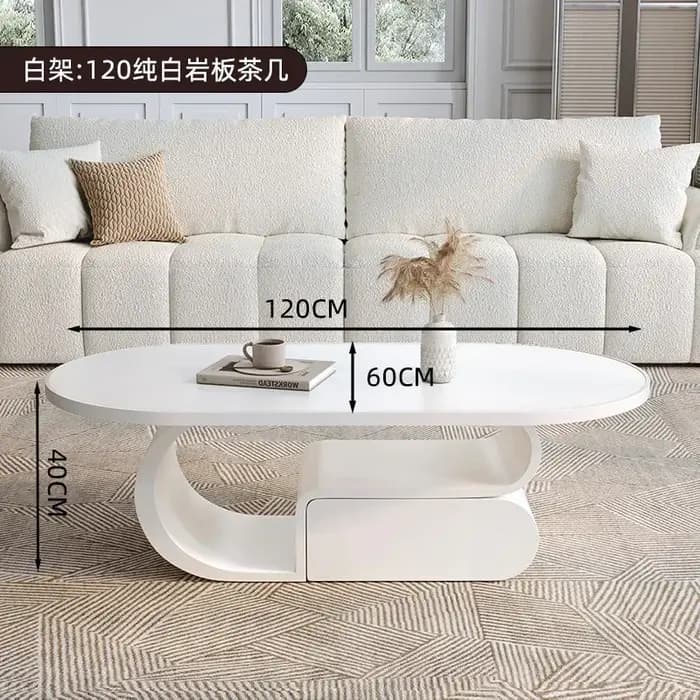 Table Basse esthétique de luxe, Design nordique moderne et tendance, Table Basse minimaliste de qual