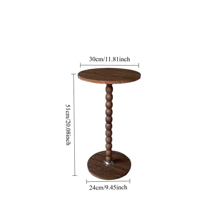 Table d'appoint ronde, petite table à boissons pour petits espaces