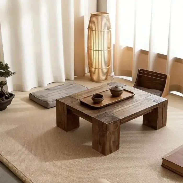 Table basse moderne en bois