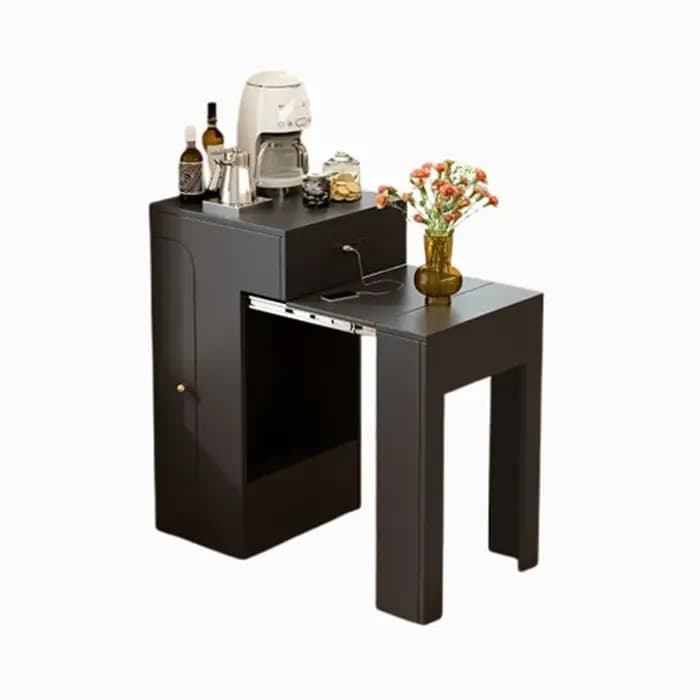 Table à manger extensible moderne japonaise blanche pliante salon