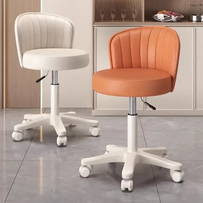 360 ° Chaise rotative, tabouret de maquillage réglable en hauteur, coiffeuse de chambre à coucher,
