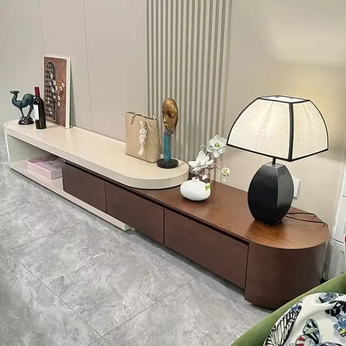 Affichage Unique Table basse ensemble multifonction plancher latéral