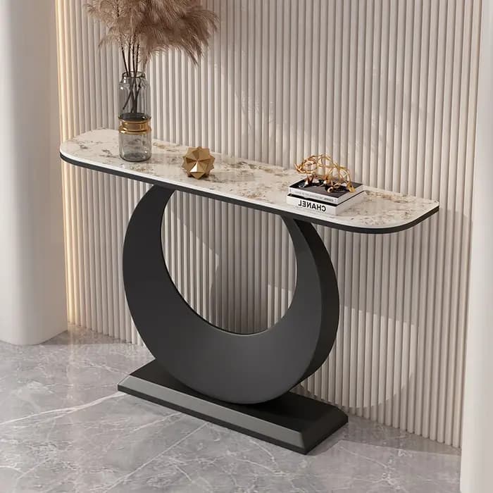 Table Console moderne Unique Glamour rangement classique Table d'angle Simple Hall façon Table décor