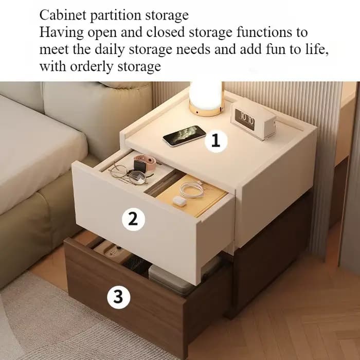 Table de chevet minimaliste italienne pour la maison