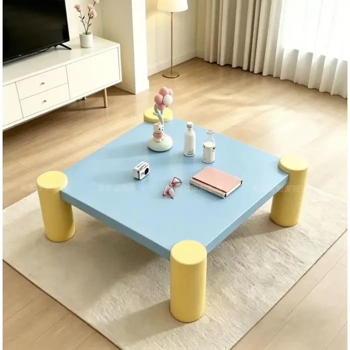 Table basse de service de luxe moderne en bois
