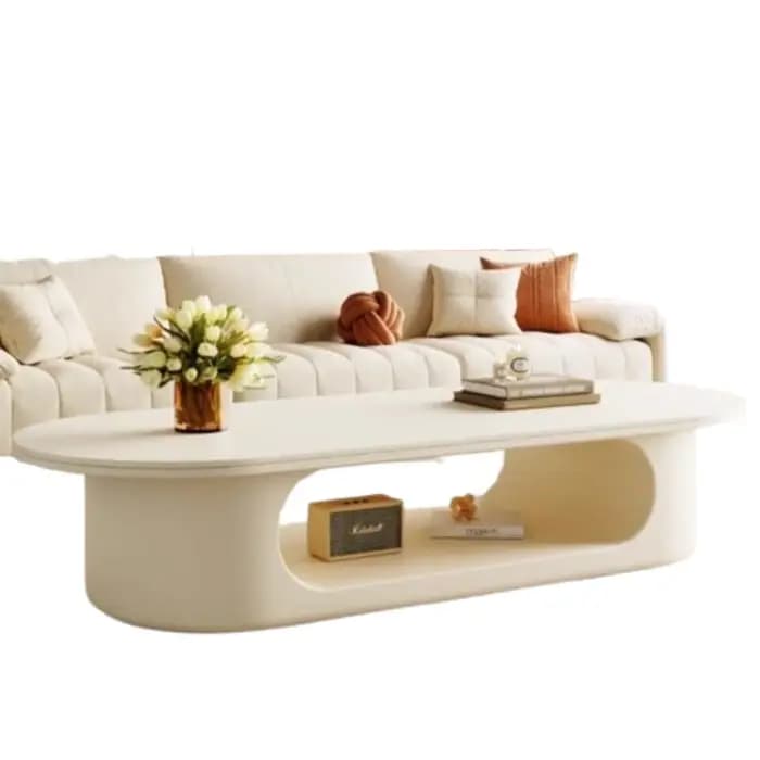 Table basse d'affichage moderne livre italien salon