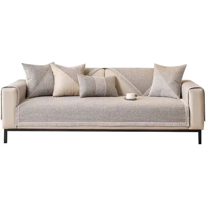 Juste de coussin de canapé en lin pour toutes les saisons