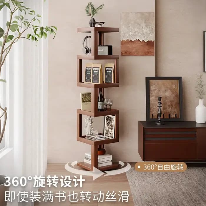 Étagère de rangement étroite tout-en-un à poser au mur pour le salon
