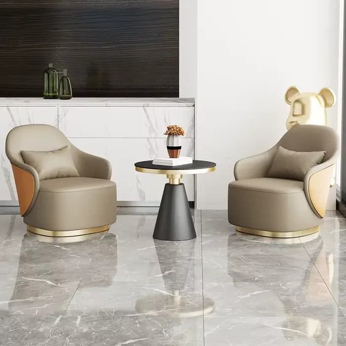 Fauteuil pivotant de luxe léger