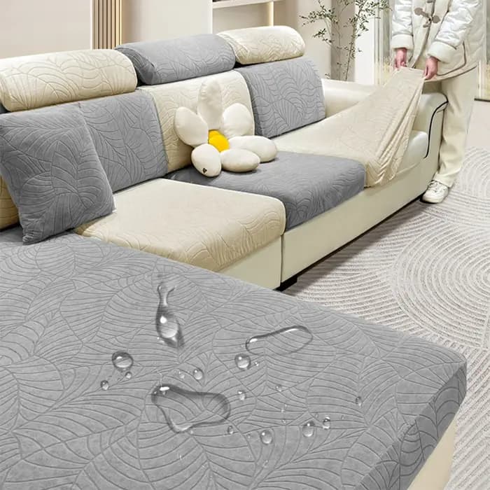 Housse de canapé jacquard pour salon