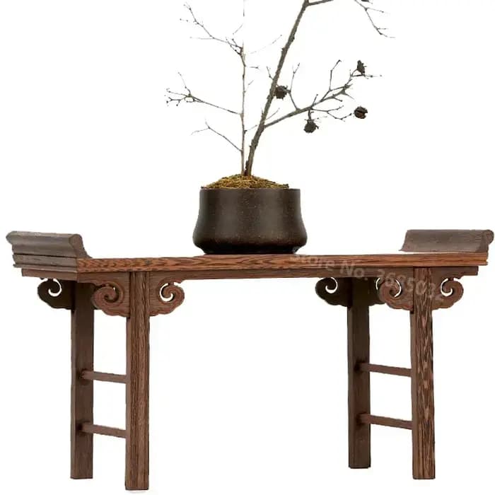 Table à thé basse chinoise séquoia