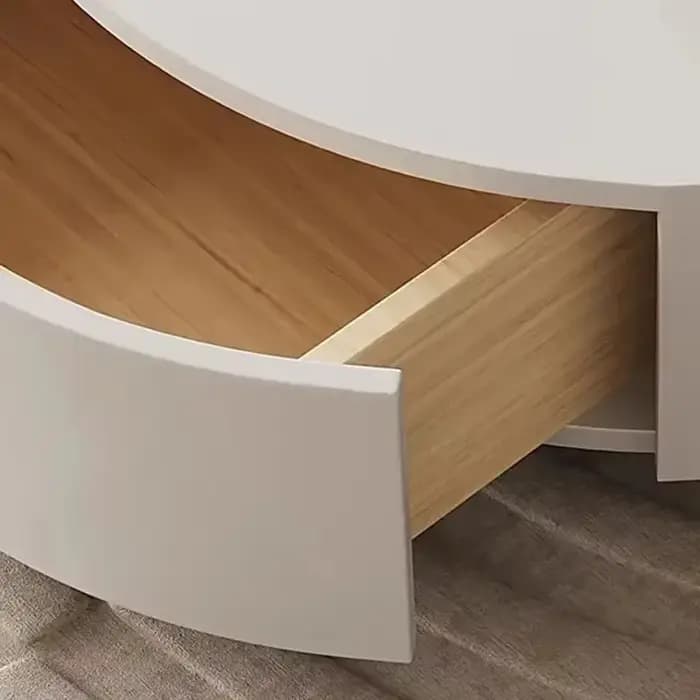 Tables basses rondes design nordique