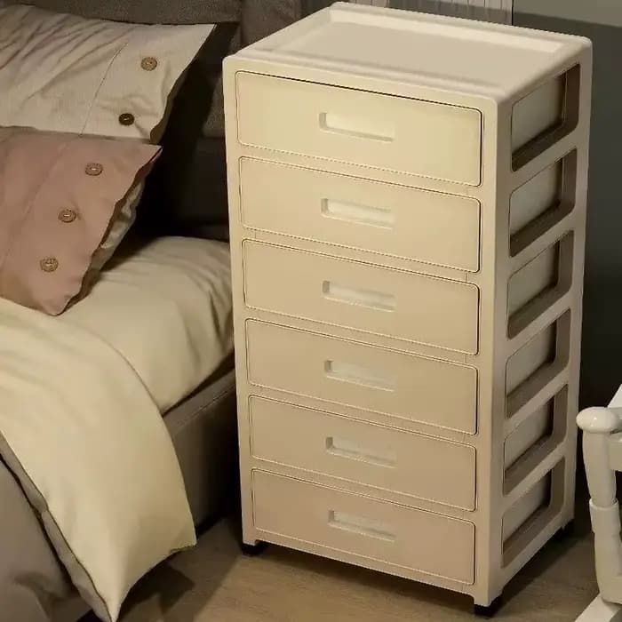 Armoire de rangement de grande capacité avec roulettes