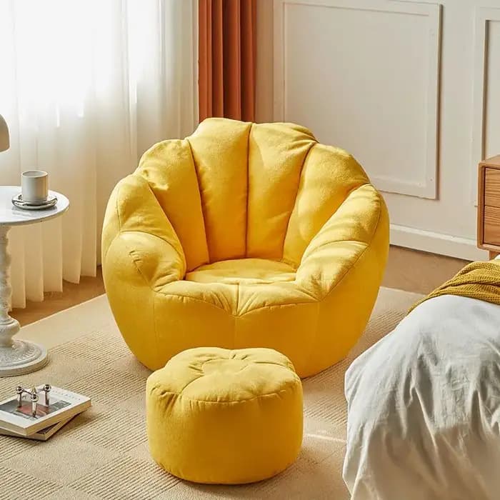 Pouf pouf pour canapé paresseux, canapé bouffant, canapé tatami, meubles de salon, confortable, rela