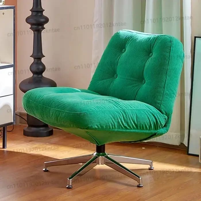 Fauteuil pivotant nordique moderne en métal