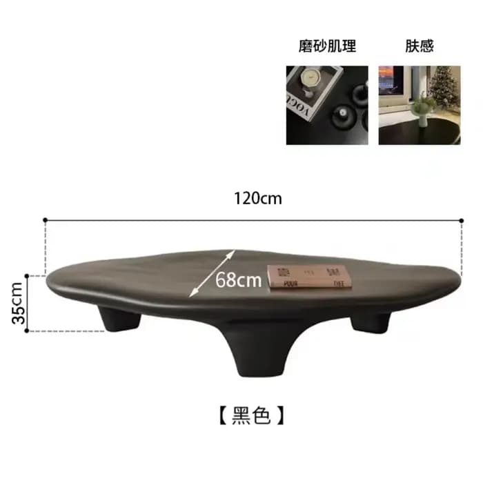 Tables basses minimalistes Wabi Sabi
