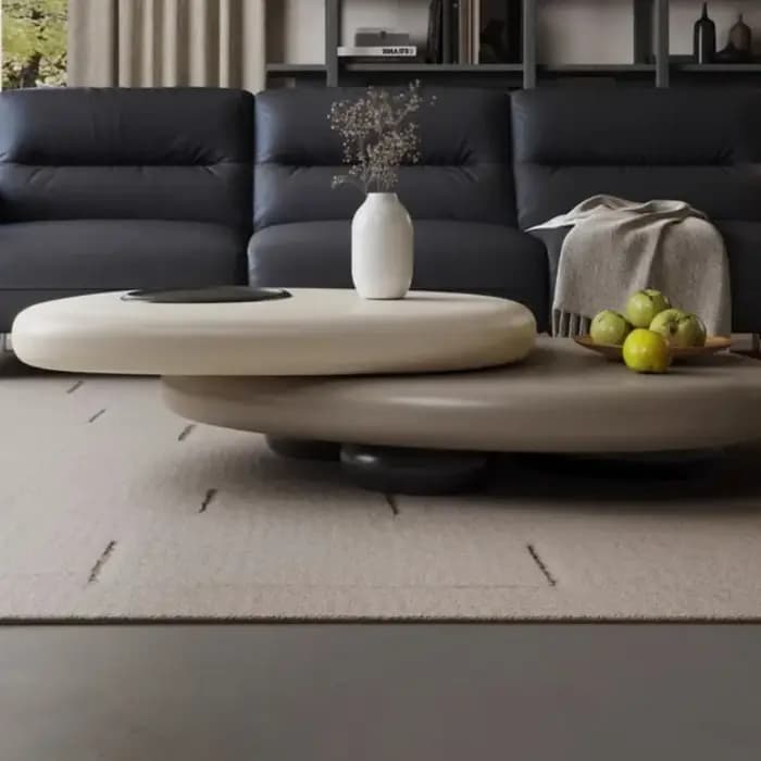 Table basse à affichage irrégulier