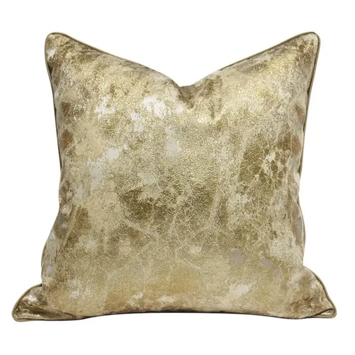 Juste de coussin Jacquard de luxe léger, taie d'oreiller, décoration de canapé, maison, hôtel, lit,
