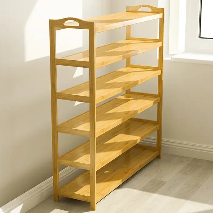 Armoire à chaussures moderne et pratique en bois massif de haute qualité pour le salon