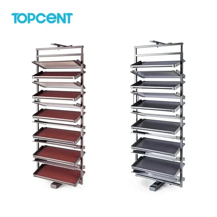 Topcent fabricant moderne de haute qualité grande armoire de rangement de chaussures tournante à 360 degrés meubles