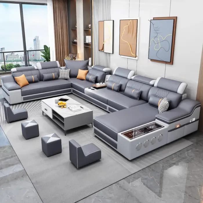 Classique Waterprof canapé rangement appartement bras minimaliste